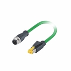 1m 보호해야 하는 프로피넷 Ethernet 케이블 M12 납땜 RJ45 피어싱 UV 반대자