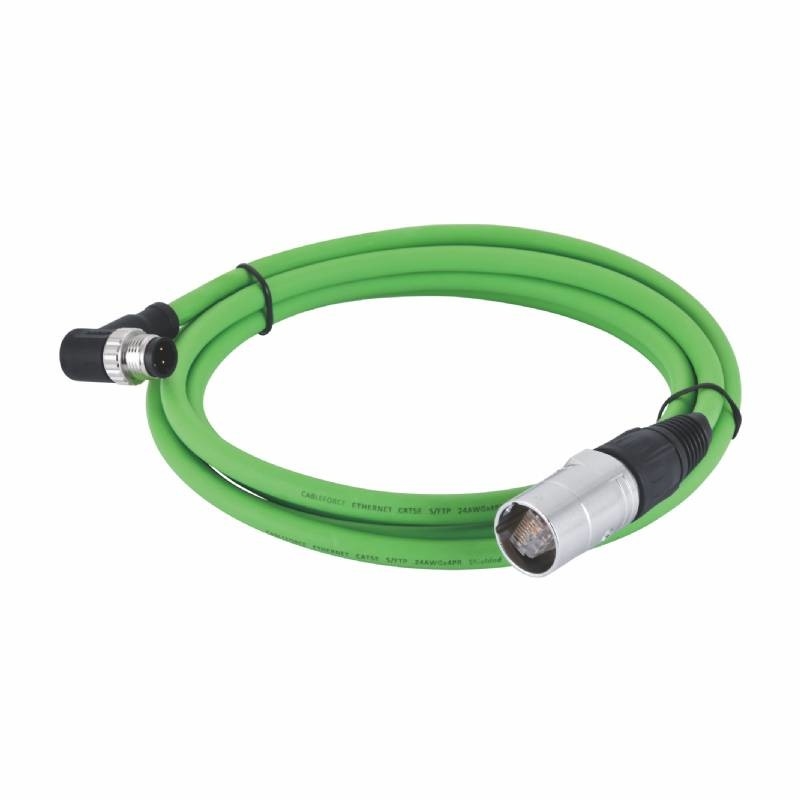 프로피넷 산업용 이더넷 케이블 M12 Rj45 패치 코드 분야 집합 형태